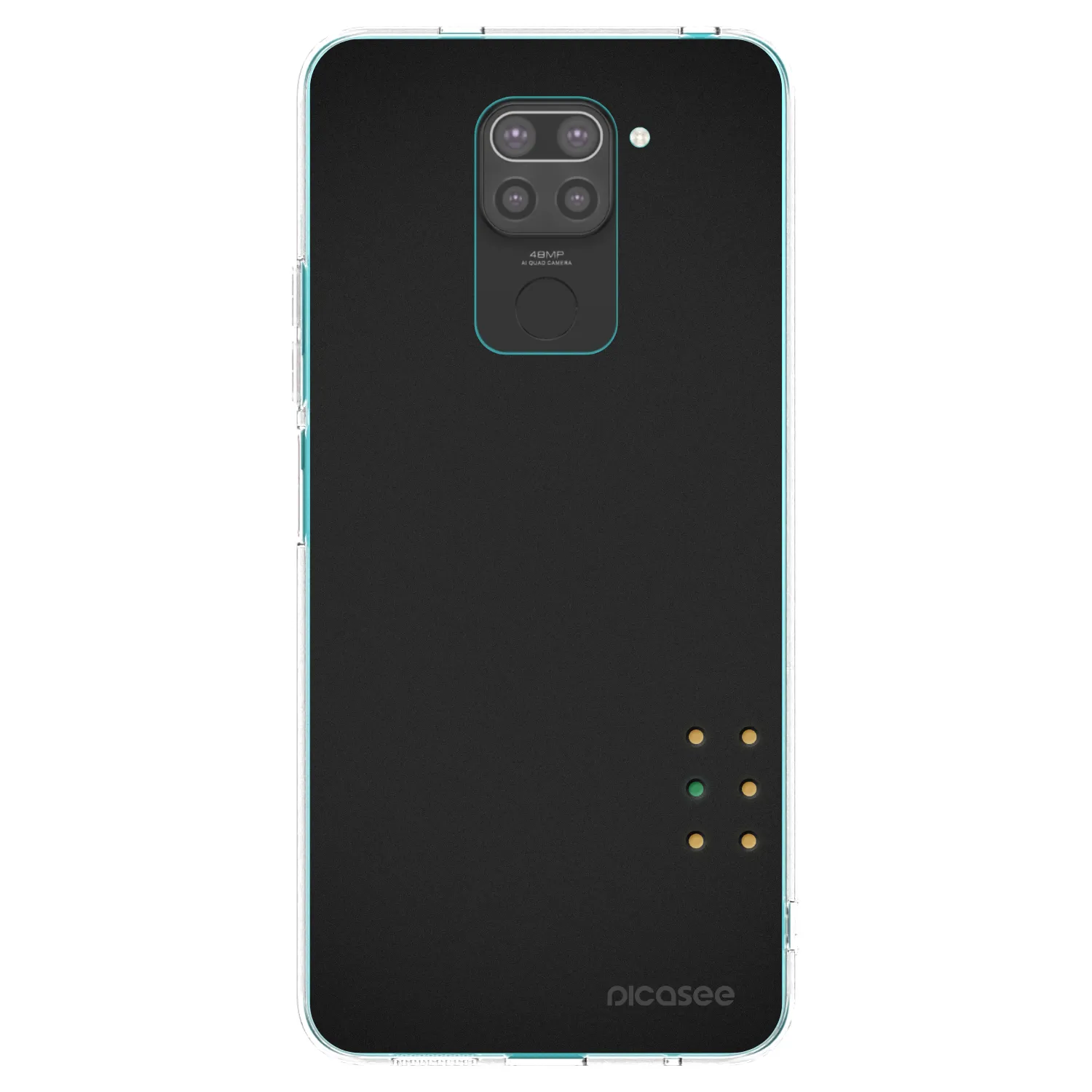 Picasee husă neagră din silicon pentru Xiaomi Redmi Note 9 - Pulse