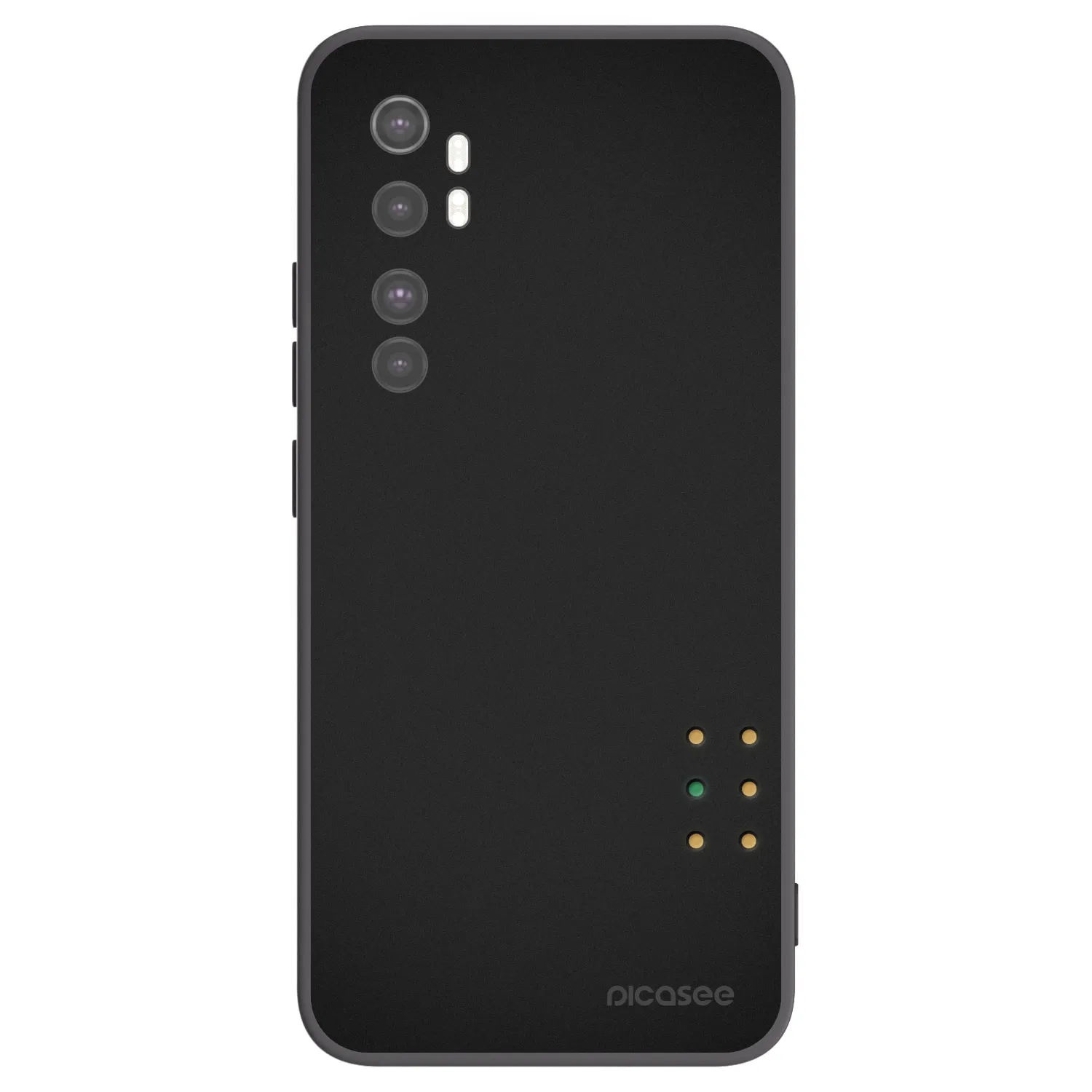 Picasee husă neagră din silicon pentru Xiaomi Mi Note 10 Lite - Pulse