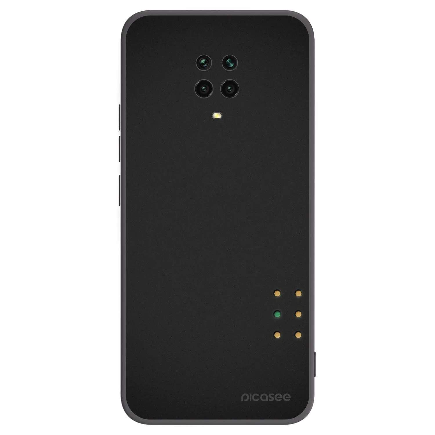 Picasee husă neagră din silicon pentru Xiaomi Redmi Note 9S - Pulse