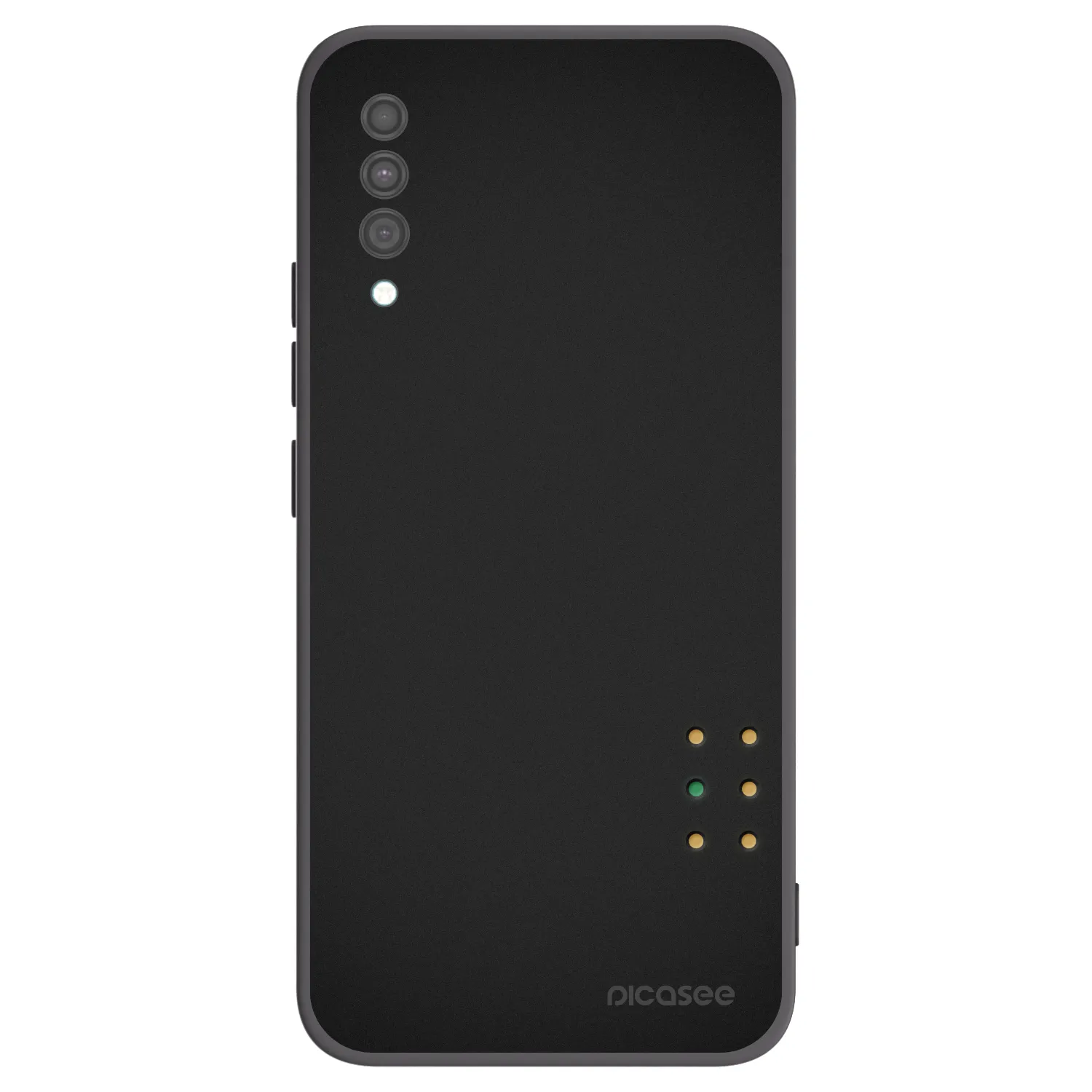 Picasee husă neagră din silicon pentru Samsung Galaxy A30s A307F - Pulse