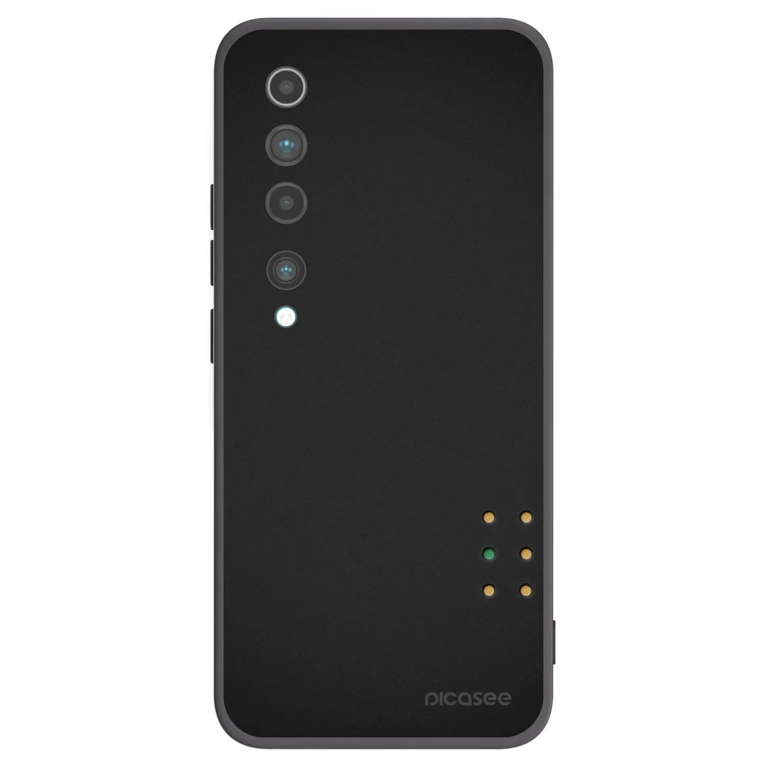 Picasee husă neagră din silicon pentru Xiaomi Mi 10 - Pulse