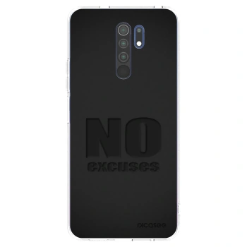 Picasee husă transparentă din silicon pentru Xiaomi Redmi 9 - No Excuses