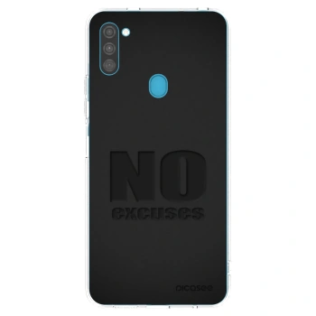 Picasee husă transparentă din silicon pentru Samsung Galaxy M11 - No Excuses
