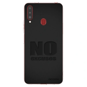 Picasee husă transparentă din silicon pentru Samsung Galaxy A20s - No Excuses