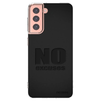 Picasee husă transparentă din silicon pentru Samsung Galaxy S21 5G G991B - No Excuses