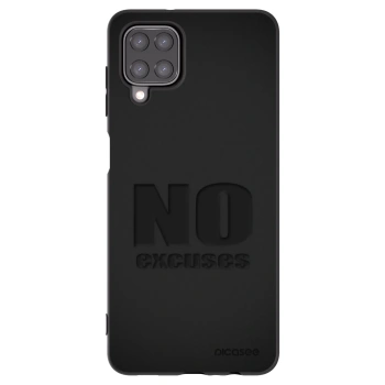 Picasee husă neagră din silicon pentru Samsung Galaxy A12 A125F - No Excuses