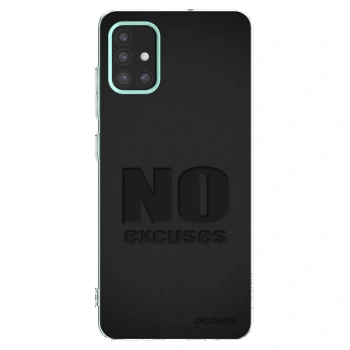 Picasee husă transparentă din silicon pentru Samsung Galaxy M31s - No Excuses