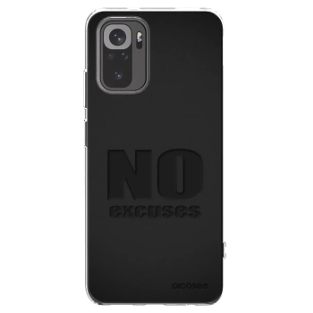 Picasee husă transparentă din silicon pentru Xiaomi Redmi Note 10 - No Excuses