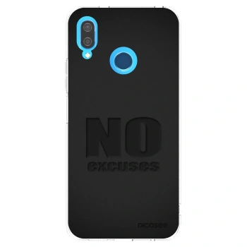 Picasee husă transparentă din silicon pentru Huawei P20 Lite - No Excuses