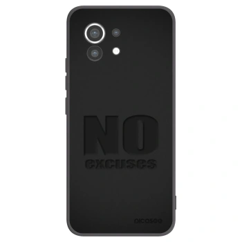 Picasee husă neagră din silicon pentru Xiaomi Mi 11 - No Excuses