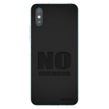 Picasee husă transparentă din silicon pentru Xiaomi Redmi 9AT - No Excuses