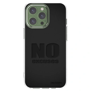 Picasee husă transparentă din silicon pentru Apple iPhone 13 Pro - No Excuses
