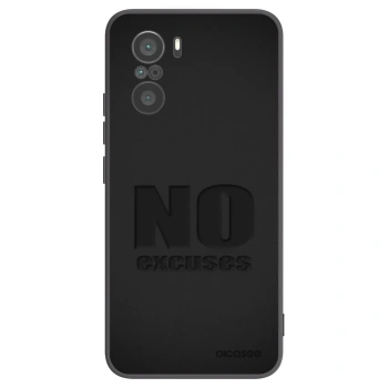 Picasee husă neagră din silicon pentru Xiaomi Poco F3 - No Excuses
