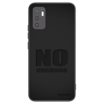 Picasee husă neagră din silicon pentru Xiaomi Redmi Note 10 5G - No Excuses