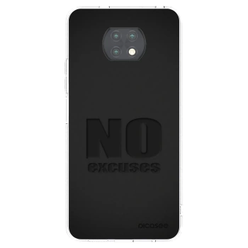 Picasee husă transparentă din silicon pentru Xiaomi Redmi Note 9T - No Excuses