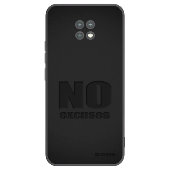 Picasee husă neagră din silicon pentru Xiaomi Redmi Note 9T - No Excuses