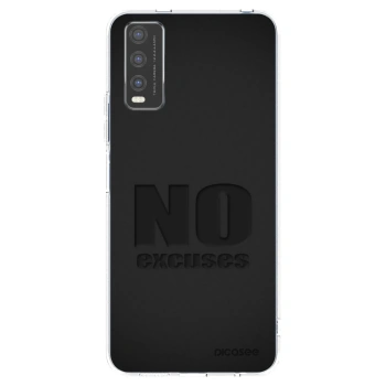 Picasee husă transparentă din silicon pentru Vivo Y20s - No Excuses