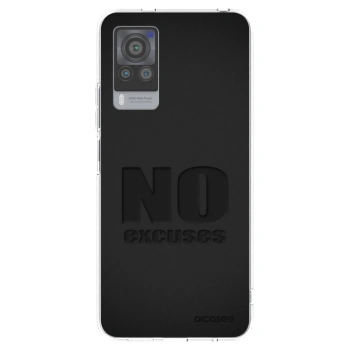 Picasee husă transparentă din silicon pentru Vivo X60 Pro 5G - No Excuses