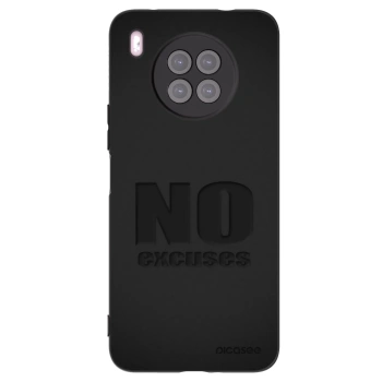Picasee husă neagră din silicon pentru Huawei Nova 8i - No Excuses
