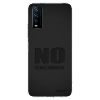 Picasee husă transparentă din silicon pentru Vivo Y11s - No Excuses