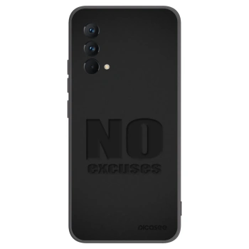Picasee husă neagră din silicon pentru Realme GT Master Edition 5G - No Excuses