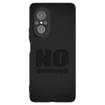 Picasee husă neagră din silicon pentru Huawei Nova 9 SE - No Excuses