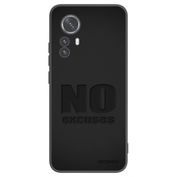 Picasee husă neagră din silicon pentru Xiaomi 12 Pro - No Excuses