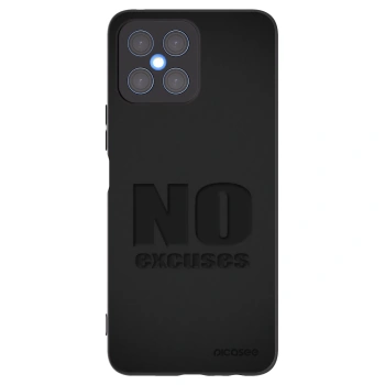 Picasee husă neagră din silicon pentru Honor X8 4G - No Excuses