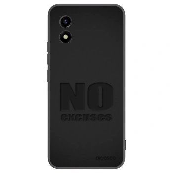 Picasee husă neagră din silicon pentru Vivo Y01 - No Excuses
