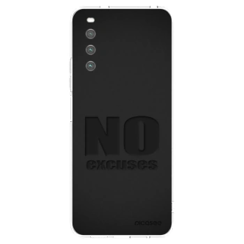 Picasee husă transparentă din silicon pentru Sony Xperia 10 IV 5G - No Excuses