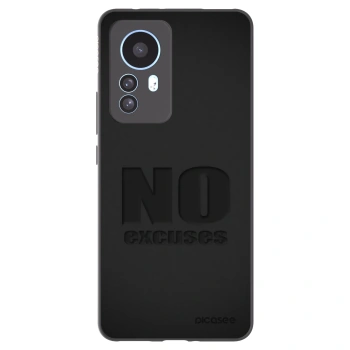 Picasee husă neagră din silicon pentru Xiaomi 12T - No Excuses