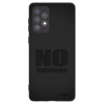 Picasee husă neagră din silicon pentru Samsung Galaxy A73 5G - No Excuses