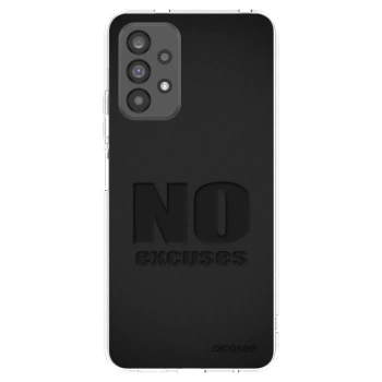 Picasee husă transparentă din silicon pentru Samsung Galaxy A73 5G - No Excuses