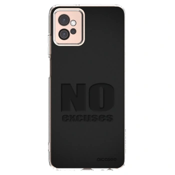 Picasee husă transparentă din silicon pentru Motorola Moto G32 - No Excuses