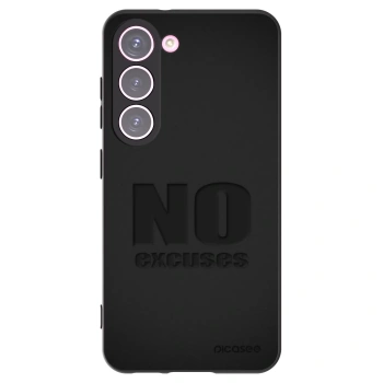 Picasee husă neagră din silicon pentru Samsung Galaxy S23 5G - No Excuses