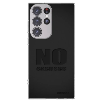 Picasee husă transparentă din silicon pentru Samsung Galaxy S23 Ultra 5G - No Excuses