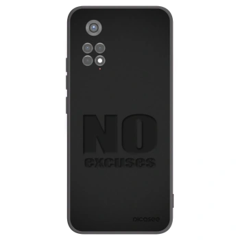 Picasee husă neagră din silicon pentru Xiaomi Redmi Note 11S 5G - No Excuses
