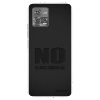 Picasee husă transparentă din silicon pentru Motorola Moto G72 - No Excuses