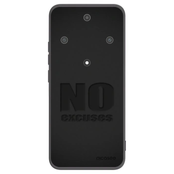 Picasee husă neagră din silicon pentru Honor Magic5 Lite 5G - No Excuses