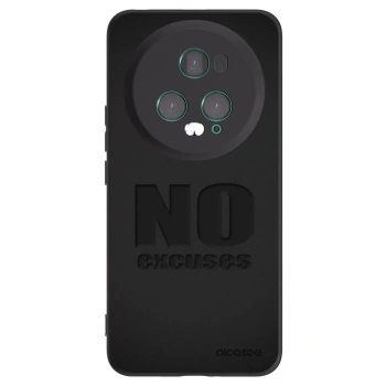 Picasee husă neagră din silicon pentru Honor Magic5 Pro - No Excuses