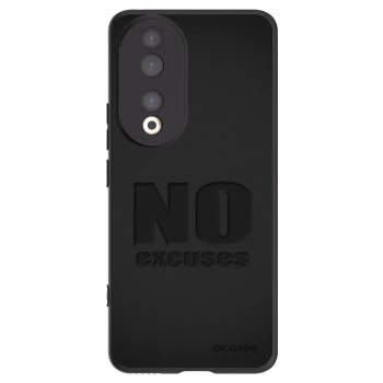 Picasee husă neagră din silicon pentru Honor 90 5G - No Excuses