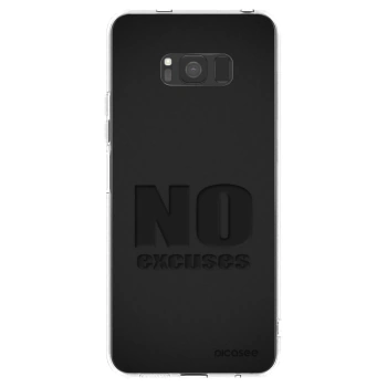 Picasee husă transparentă din silicon pentru Samsung Galaxy S8 G950F - No Excuses
