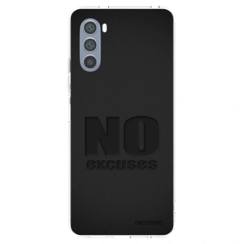 Picasee husă transparentă din silicon pentru Motorola Moto G62 - No Excuses