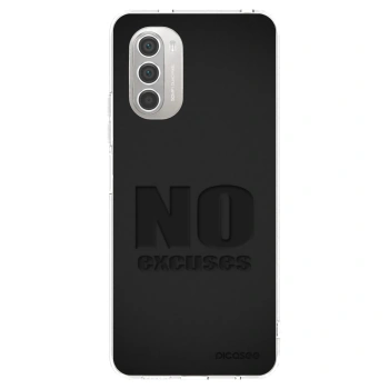 Picasee husă transparentă din silicon pentru Motorola Moto G51 - No Excuses