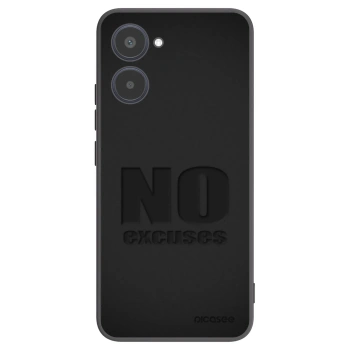 Picasee husă neagră din silicon pentru Realme 10 4G - No Excuses