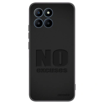 Picasee husă neagră din silicon pentru Honor 70 Lite - No Excuses