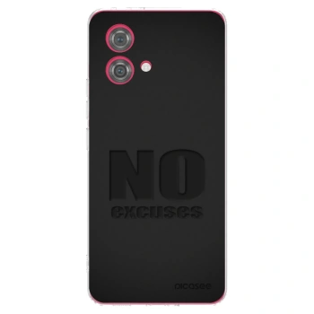 Picasee husă transparentă din silicon pentru Motorola Moto G84 5G - No Excuses