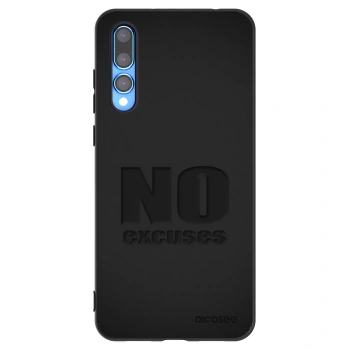Picasee husă neagră din silicon pentru Huawei P20 Pro - No Excuses