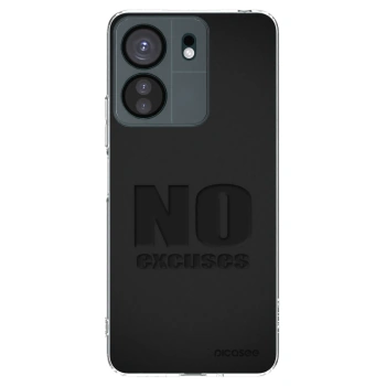 Picasee husă transparentă din silicon pentru Xiaomi Redmi 13C 4G - No Excuses