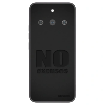 Picasee husă neagră din silicon pentru Realme 11 Pro+ - No Excuses
